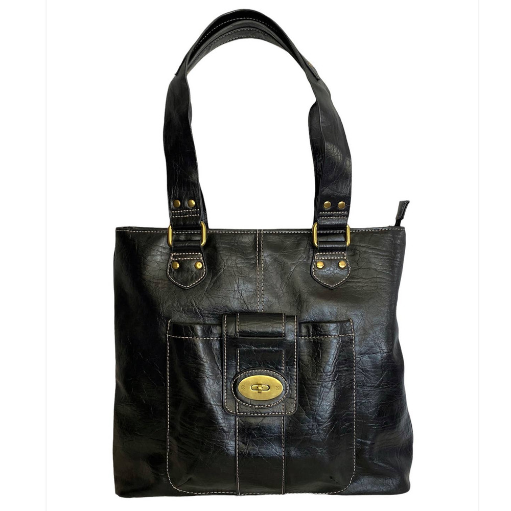 Black Shoulder Tote Bag